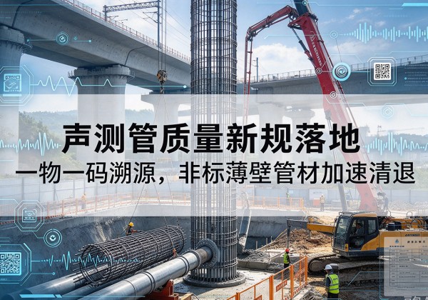 海门声测管质量新规落地，一物一码溯源，非标薄壁管材加速清退